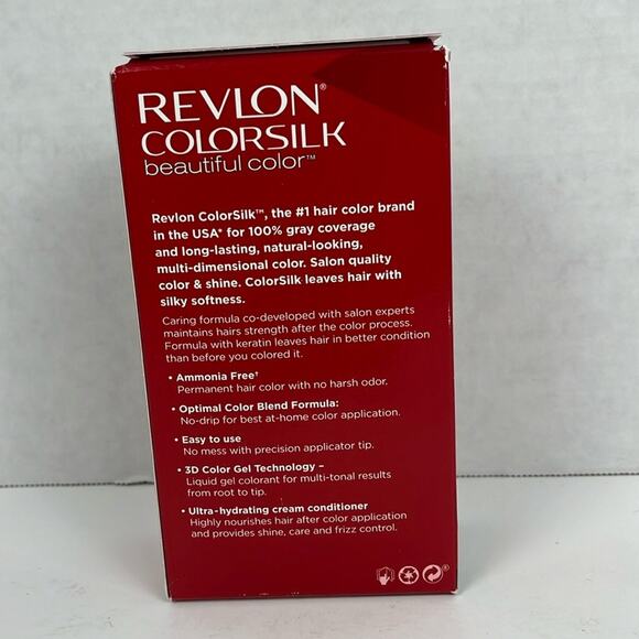 Revlon Colorsilk Hair Color Permanent 81 Light Blonde Ammonia Free Keratin - Picture 4 of 7